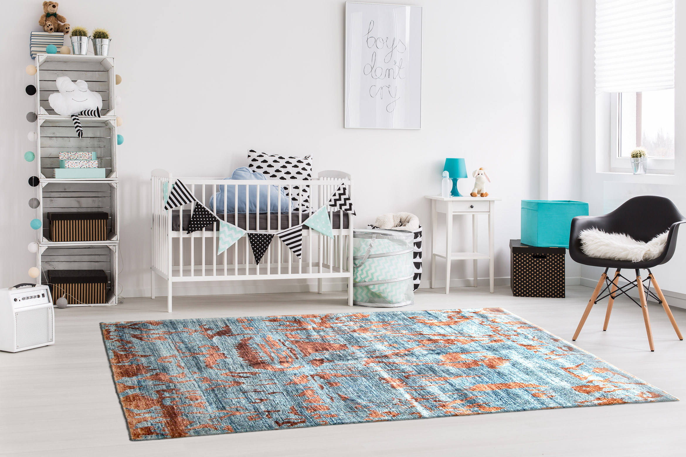 qué alfombra es la adecuada para decorar una habitación infantil